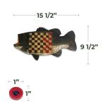 Checkerboard Set with 28 Rustic Checkers