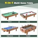 Giantex 4-in-1 Game Table for Ultimate Fun