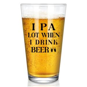 Funny 15oz Beer Glass for Men and Women