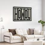 Funky Big Howdy Framed Canvas Wall Art