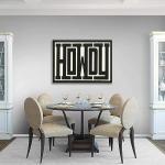 Funky Big Howdy Framed Canvas Wall Art