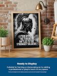 Spartan Warrior Motivational Wall Art Print