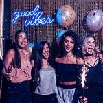 Olekki Blue Good Vibes LED Neon Sign