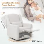 Power Recliner Swivel Glider with USB Charging