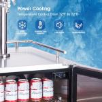 Outdoor 3-Tap Kegerator for Home Bars