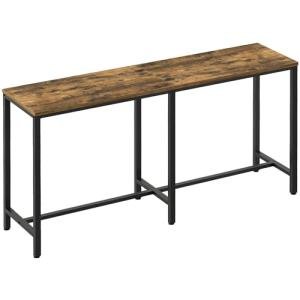 Rustic Bar Table, 70.8" High Top Design