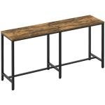 Rustic Bar Table, 70.8" High Top Design