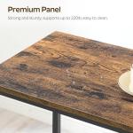 Rustic Bar Table, 70.8" High Top Design