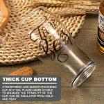 Unique Pilsner Beer Glass Set of 4, 20 OZ