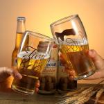 Unique Pilsner Beer Glass Set of 4, 20 OZ