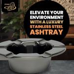 Stinky Cigar Windproof Stainless Steel Ashtray