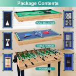 12-in-1 Game Table for Ultimate Game Nights