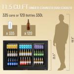 Bluelinecool 11.5 cu.ft Sliding Door Beverage Cooler