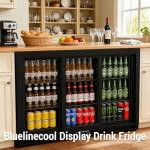 Bluelinecool 11.5 cu.ft Sliding Door Beverage Cooler
