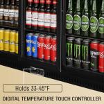 Bluelinecool 11.5 cu.ft Sliding Door Beverage Cooler