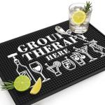 Spill-Proof Bar Mat for Home Bartending 18"x12