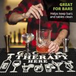 Spill-Proof Bar Mat for Home Bartending 18"x12