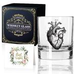 Human Heart Anatomy Whiskey Glass - Unique Gift