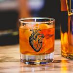 Human Heart Anatomy Whiskey Glass - Unique Gift