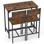 Giantex 3-Piece Bar Table and Stools Set