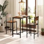 Giantex 3-Piece Bar Table and Stools Set