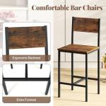 Giantex 3-Piece Bar Table and Stools Set