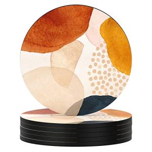 Cute Non-Slip Rubber Drink Coasters Set of 6