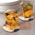 Cute Non-Slip Rubber Drink Coasters Set of 6