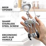Heavy Duty Wing Corkscrew Wine Opener