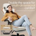 Comfortable Gaming Chair with Massage and Footrest