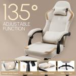 Comfortable Gaming Chair with Massage and Footrest