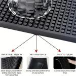 Durable Rectangle Bar Mat for Spills and Drinks