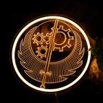 Falliout Brotherhood of Steel Neon Sign Art