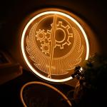 Falliout Brotherhood of Steel Neon Sign Art
