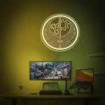 Falliout Brotherhood of Steel Neon Sign Art