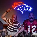 Football Neon Sign for Man Cave Decor