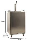 EdgeStar Stainless Steel Outdoor Built-In Kegerator