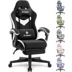 Ergonomic Gaming Chair with Reclining Backrest