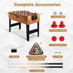 Goplus 48 Inch 3-in-1 Game Table Combo