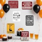 Funny Man Cave Party Decorations - 9 PCS Set