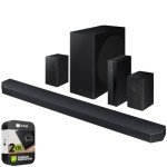 SAMSUNG 9.1.2 ch. Dolby Atmos Soundbar Bundle