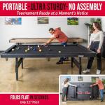 GoSports Foldable 8ft Billiards Game Table