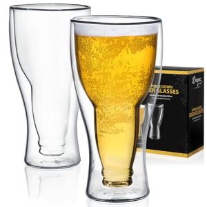 Dragon Glassware Double Wall Insulated Beer Glasses