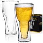 Dragon Glassware Double Wall Insulated Beer Glasses