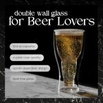 Dragon Glassware Double Wall Insulated Beer Glasses