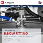 Kegco 24" Stainless Steel Single Tap Kegerator