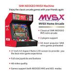NEO-GEO MVSX Arcade Machine with Games and Stool