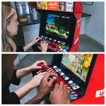 NEO-GEO MVSX Arcade Machine with Games and Stool