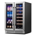 Dual Zone Wine & Beverage Fridge - 24 Inch