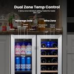 Dual Zone Wine & Beverage Fridge - 24 Inch